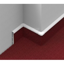 Plintă pentru mochetă cu canal cablu 474